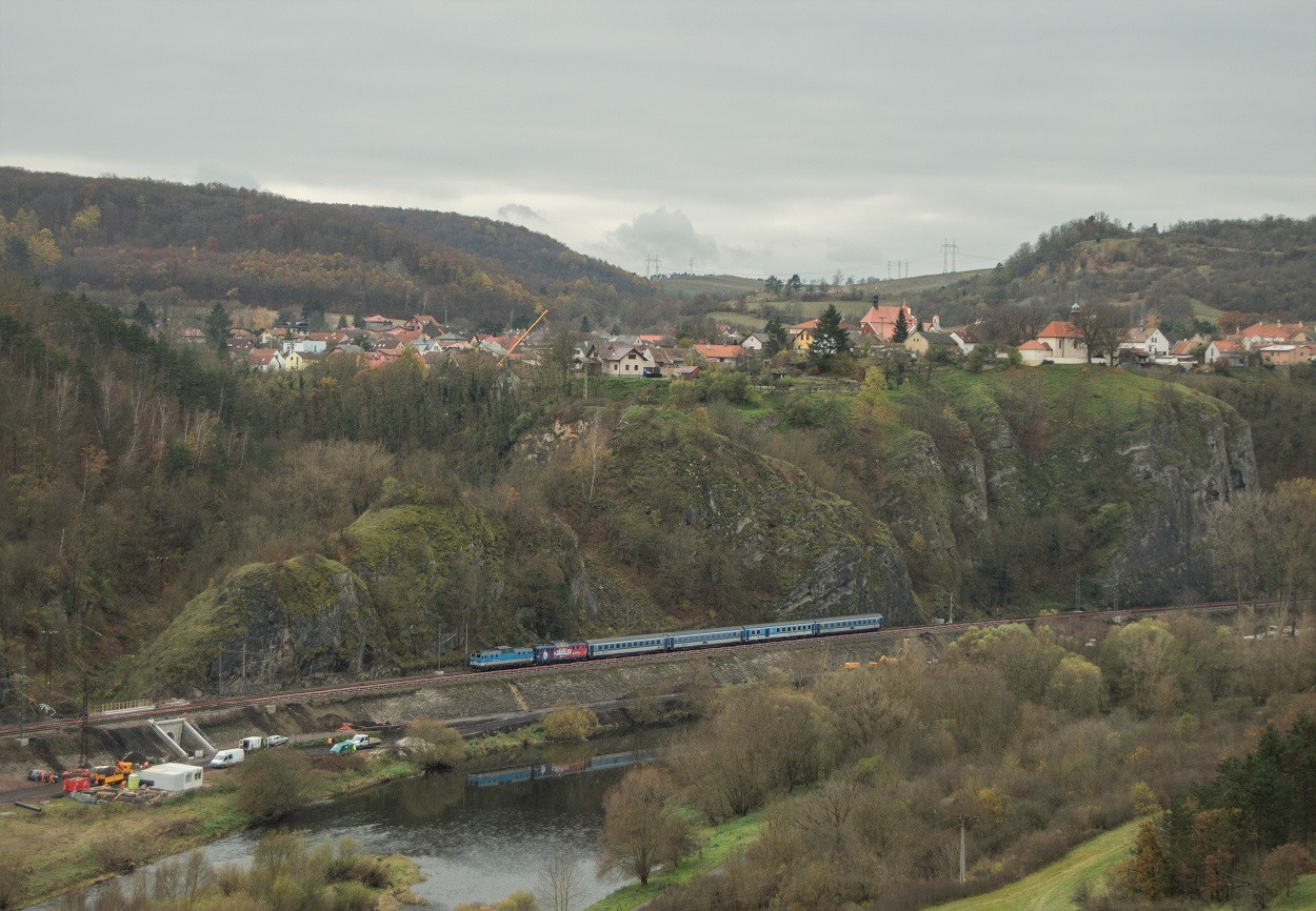 362 083p + 362 161 - R 761, tra 171 sek Beroun - odboka Lom ( Srbsko ) 15.11.2024   