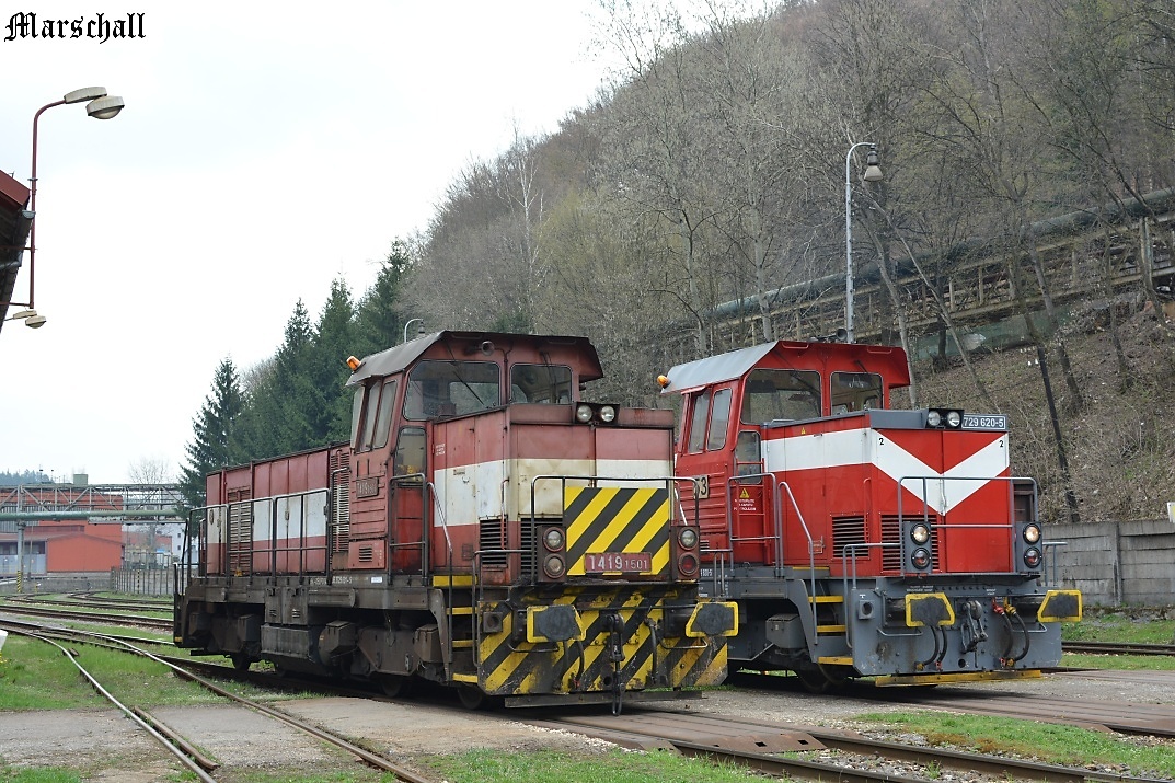 T 419.1501 & T 419.1520_-_23.04.2013-_-elezrny PODBREZOV_pedvac kolejit st. Podbrezov.