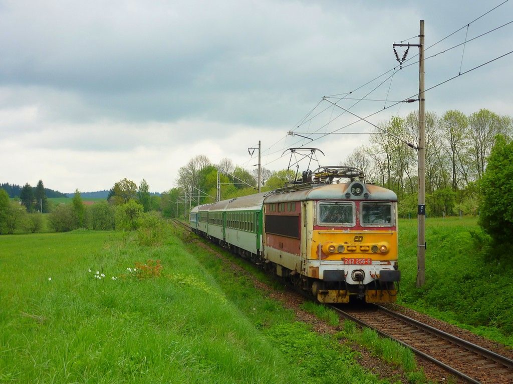 242.256, R 666 Petr Vok, ped st. Potky-irovnice, 15.5.2010