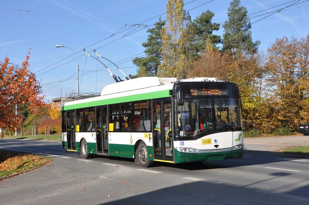 Trolejbus 26 Tr . 560, Plze, Nepomuck tda, 1.11.2016