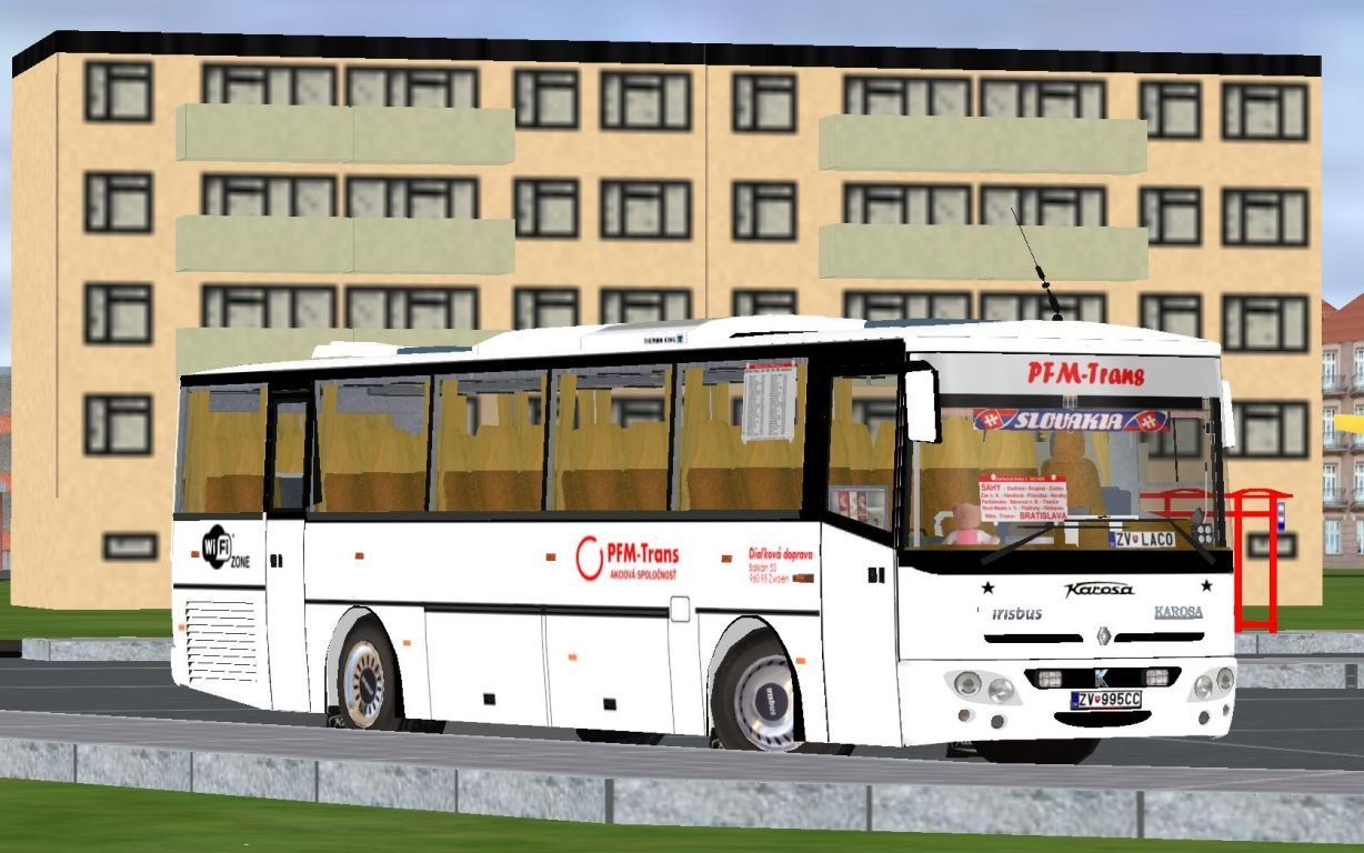 Karosa LC936XE ZV-995CC oddychuje blzko autobusovej stanice v BA