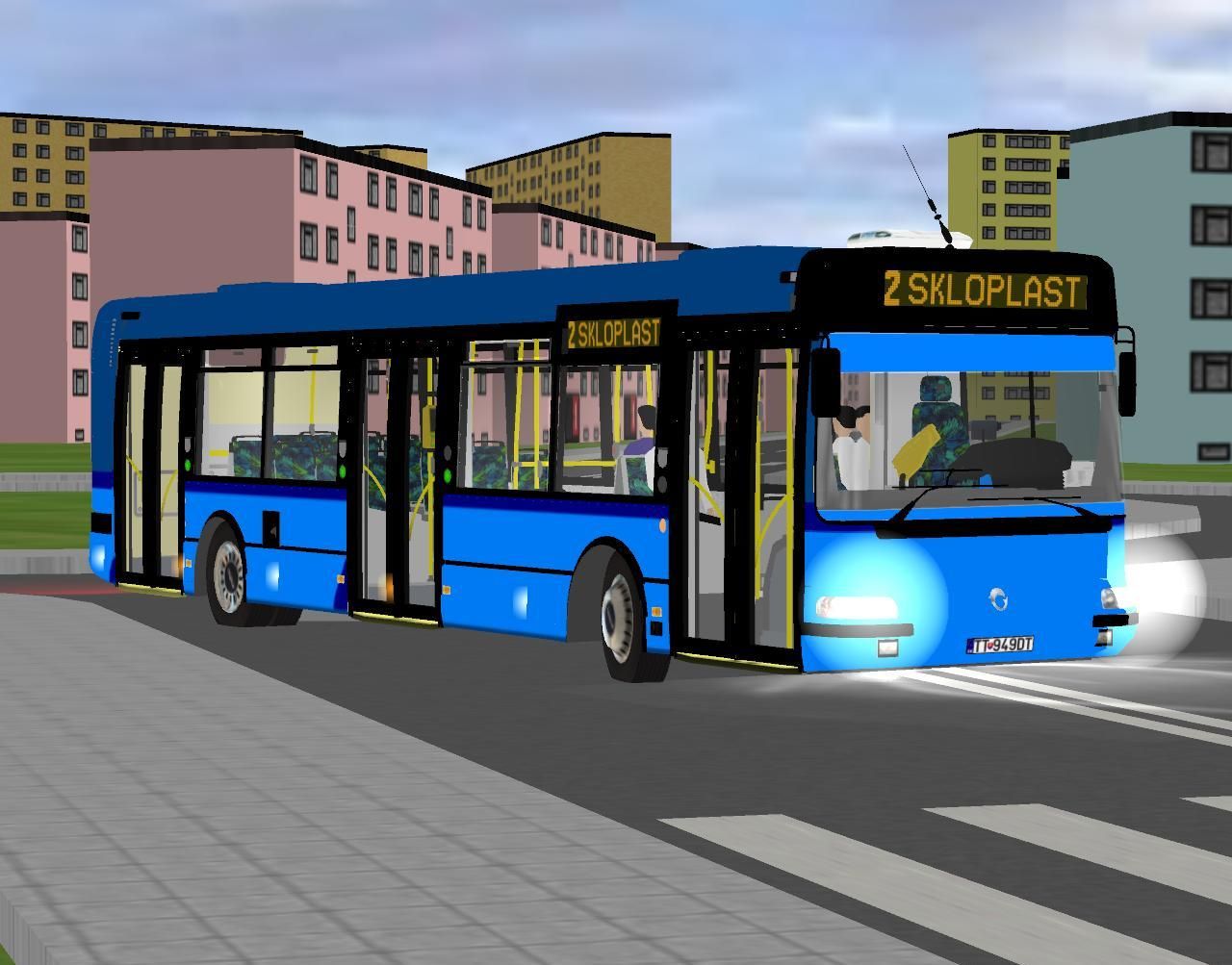 Karosa Irisbus Citybus TT-949DT smeruje doobedajou pikou do Skloplastu na linke 2
