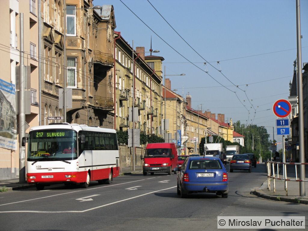 Ev. . 139 (SOR B 9,5) v ulici Krnovsk.