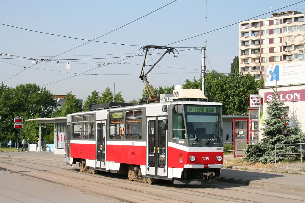 Nezvykl slo T6 na konen Star Osada dne 14.5.2008. Foto: Robin Vysok