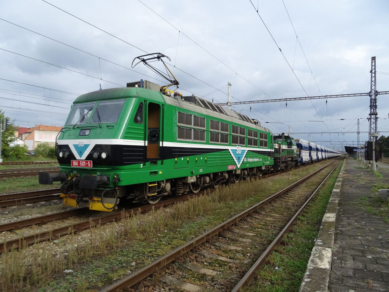 184 501-5 + 741 744-7 Lovosice  29.9.2020