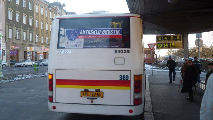 Karosa B 932E ev.. 369 ji s odstrannou reklamou Euromaster