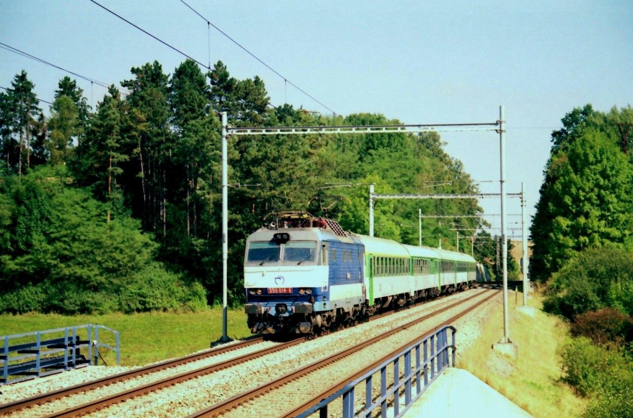 350.018 Hradec nad Svitavou - Dlouh 8.9.2009, EC 275 Slovan (Praha - Bratislava)