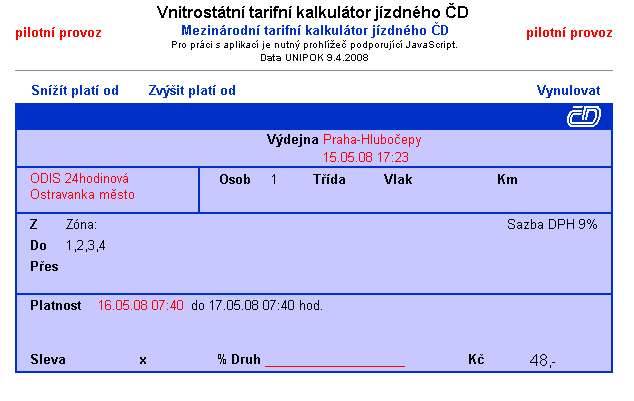 24 hodinov jzdenka