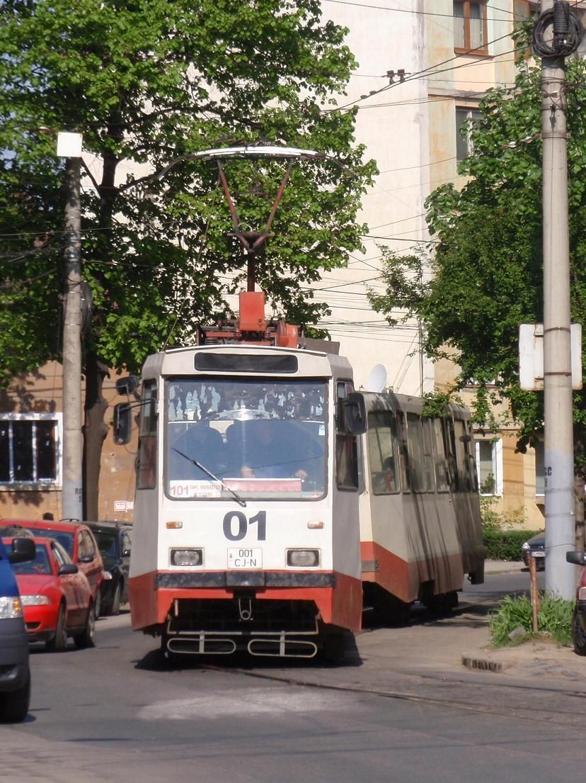 Cluj je poslednm rumunskch mstem kde jezd soupravy Timis 2
