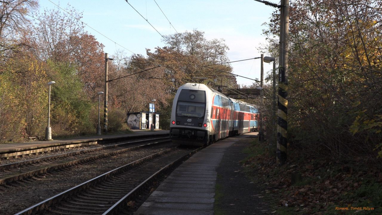  Zastavka Praha-Strasnice v poslednim obdobi provozu