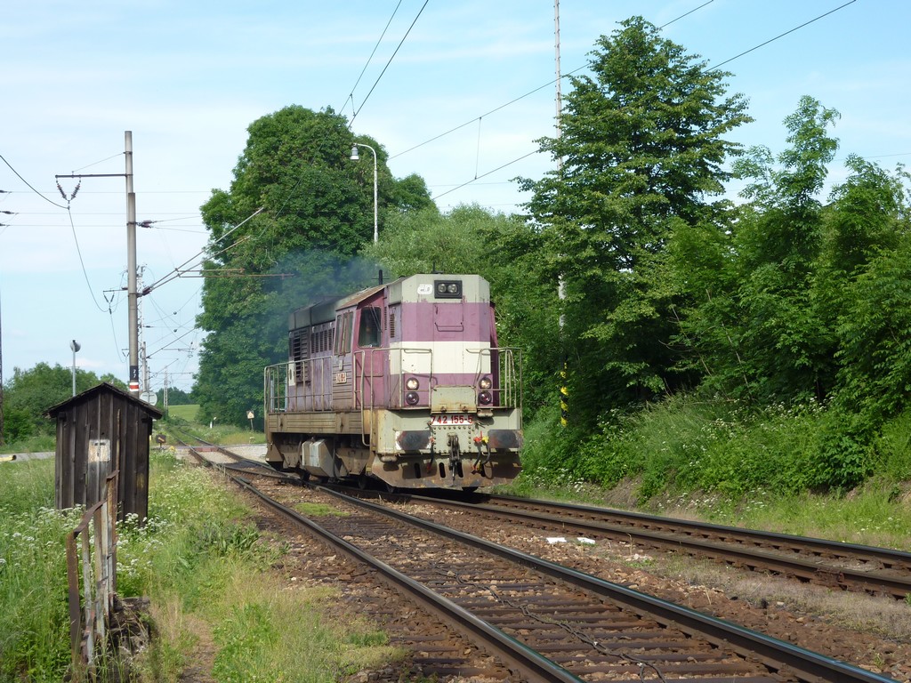 742 155-5 pi obratu v Potkch, 7.6.2011