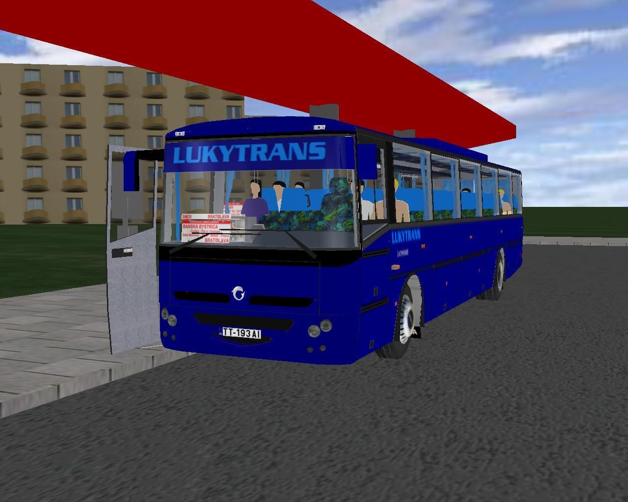 Karosa LC956.1072 na autobusovej stanici v Banskej Bystrici.