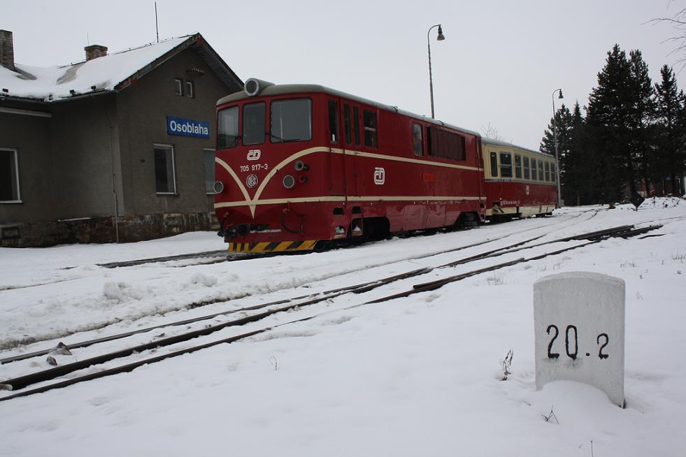 Dkaz, e Osoblaka dosahuje 20 km