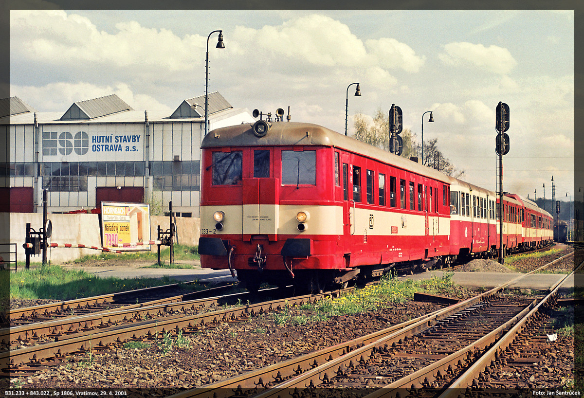 831.233 + 843.022 , Sp 1806, Vratimov, 29. 4. 2001