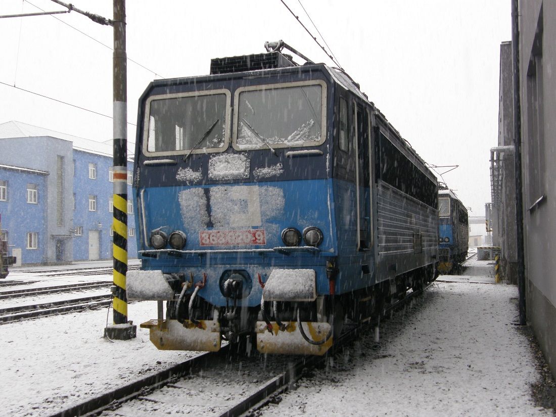 363.020-9 po vlaku 43205 v SOKV Ostrava dne 12.2.2014