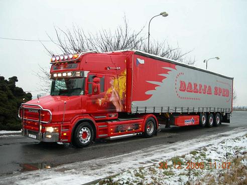 Scania r999 Red Pearl заряженный грузовик кабриолет