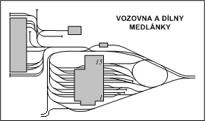 Schma vozovny medlnky