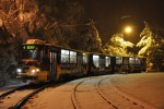Zimn veer s tramvaj KT8 . 298 na konen Koutka, Plze, 3.2.2019