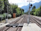 Ndra Spondigna Prato Stelvio - odvratn kolej a zabezpeen pechod (8/2011)