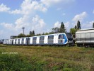 RO Rama de metrou CAF Dambovita este manevrata Revizia de vagoane Grivita de catre LDH 45-068