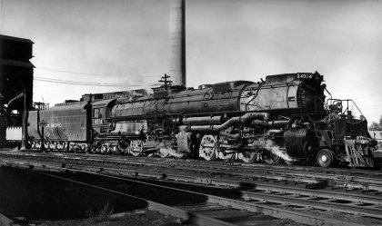 Lokomotiva č. 4014 Union Pacific ještě v pravidelné službě.