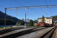 Výchozí stanicí Glacier Expressu je Svatý Mořic (Sankt Moritz) v kantonu Graubünden.