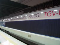 TGV na turínském nádraží Porta Susa.