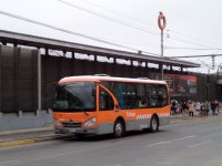 Biobus u stanice Concepción.
