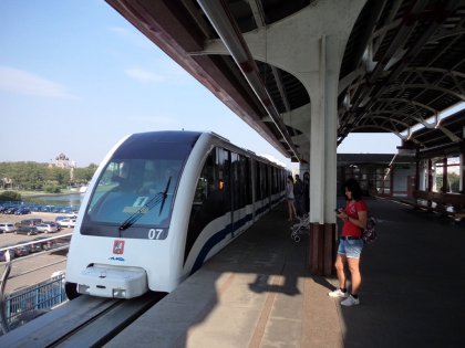 Moskevský monorail.